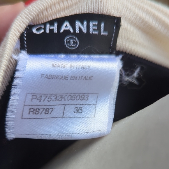 CHANEL GONDOLE DRESS WITH STRIPED SLEEVES M 36 NAVY GONDOLA DRESS Navy blue - Picture 4 of 11